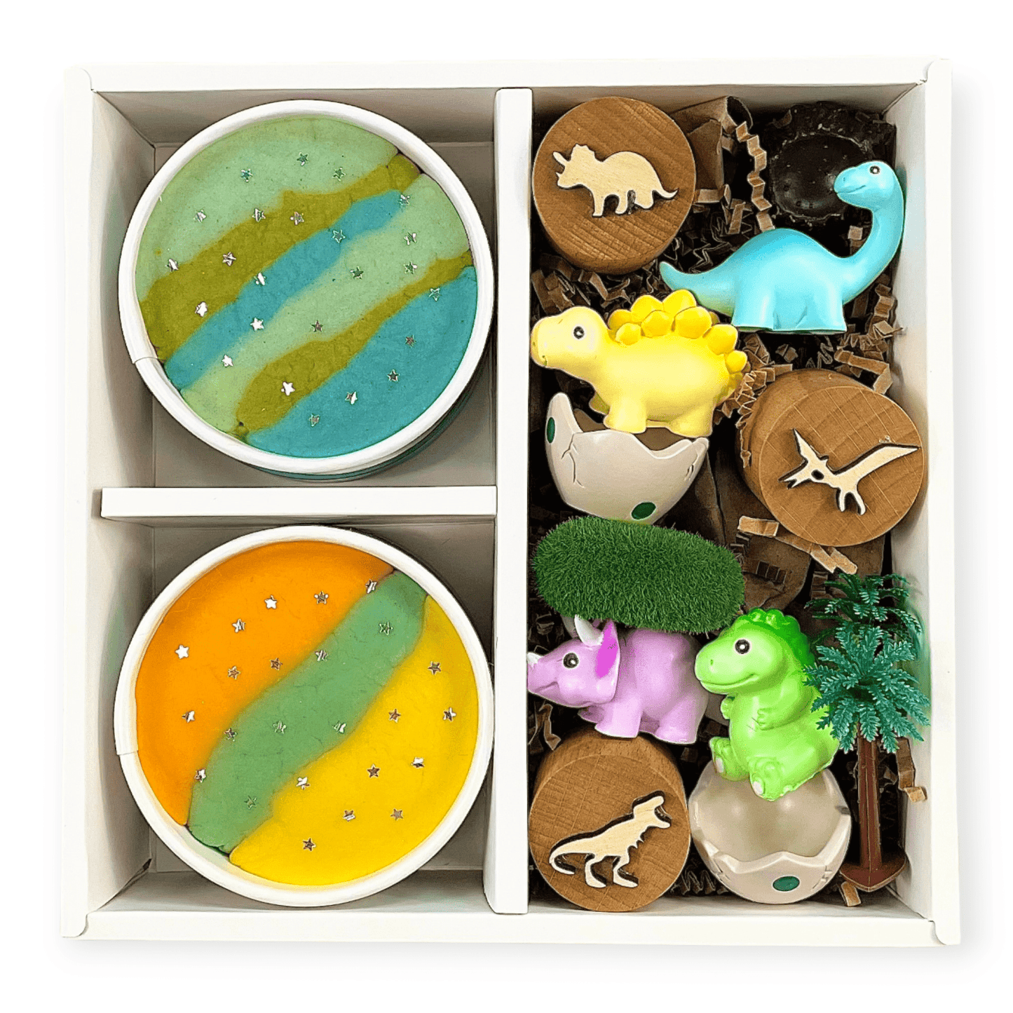 Dinosaur Classic Sensory Dough Kit - Organic & Imaginative