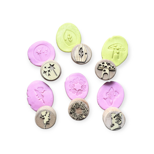 Enchanted Imprint: Fairyland Dough Stamps Collection (Set of 6)