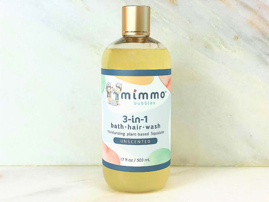 Unscented 17oz 3-in-1 Bath (Organic Ingredients)