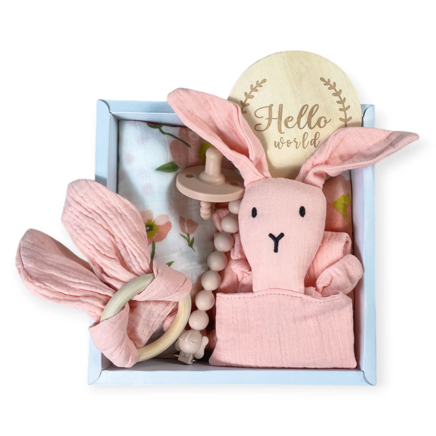 Mimmo Mini Organic Baby Essentials Gift Set - Pink