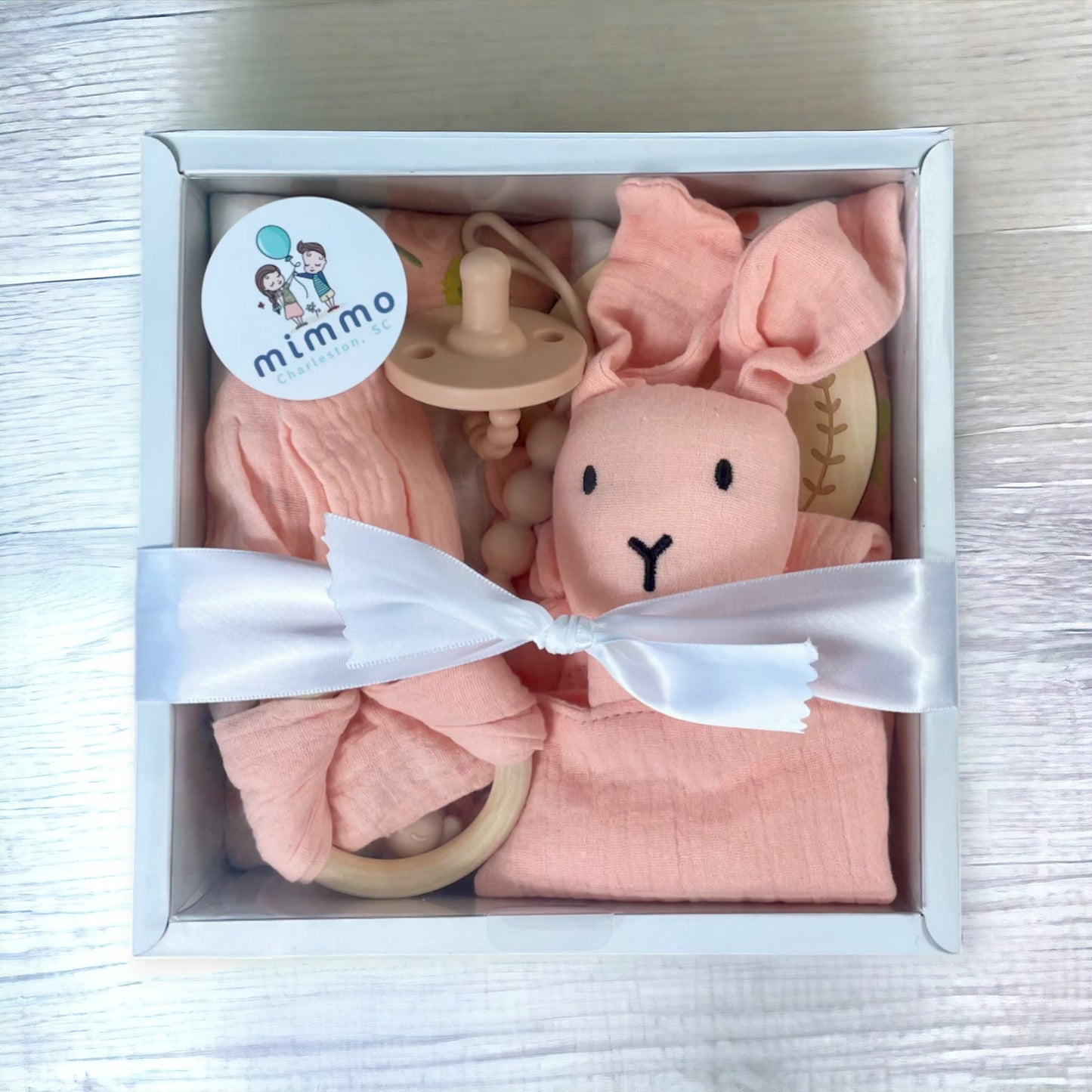 Mimmo Mini Organic Baby Essentials Gift Set - Pink