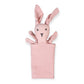 Mimmo Mini Organic Muslin Cotton Bunny Lovie Blanket - Pink