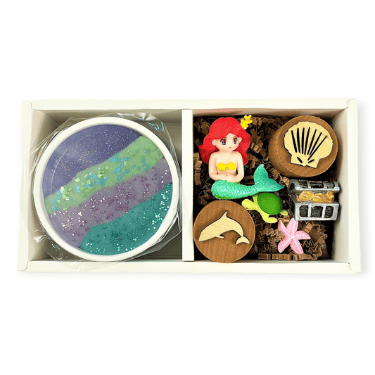 Mermaid Mini Sensory Dough Kit - Organic & Imaginative