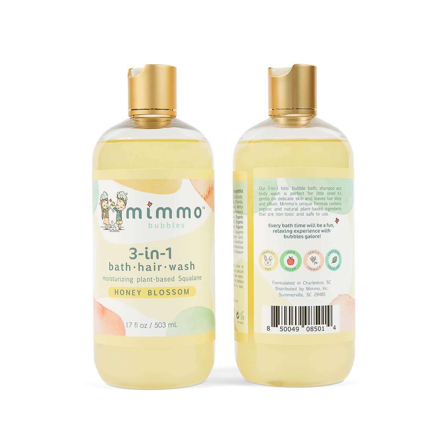 Honey Blossom 17oz 3-in-1 Bath (Organic Ingredients)