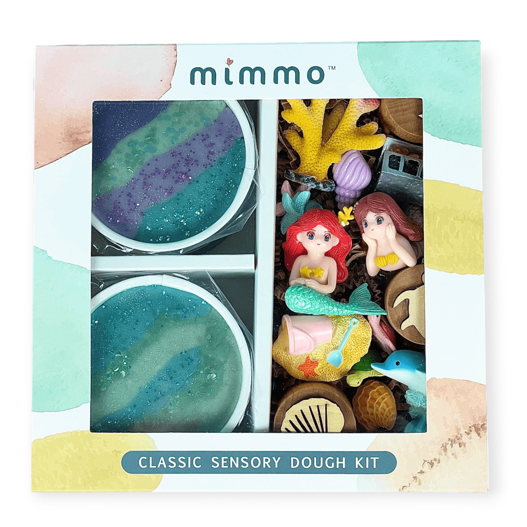 Mermaid Classic Sensory Dough Kit - Organic & Imaginative